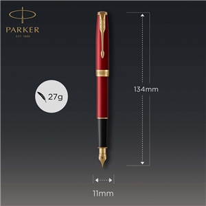 Sonnet Pióro wieczne Red Lacquer GT Parker