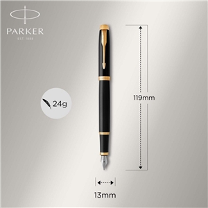 IM Core pióro wieczne black GT F PARKER