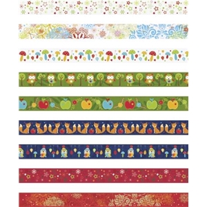 Tasiemka dekor z klejem 10m  Heyda