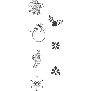 Stemple 7szt.długie zima HEYDA