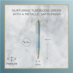 IM Rituals Pióro kulkowe Turquoise green GT Parker