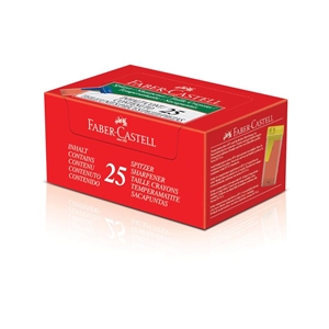 Temperówka plastikowa kontener mix kol. FC