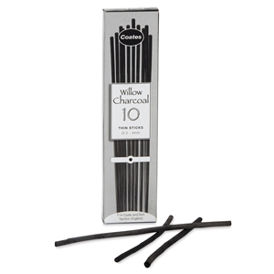 Węgiel rysunkowy FI 3-4mm 10