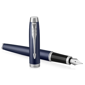 Duo IM Pióro wieczne + długopis blue CT Parker