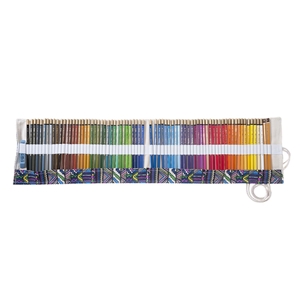Piórnik zwijany kolorowy na 36 kredek  KIN